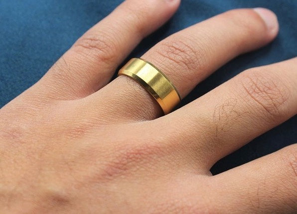Custom Engraved Name Ring with Emojis - High Quality Metal Jewelry
