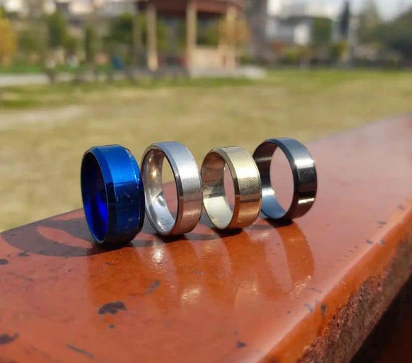 Custom Engraved Name Ring with Emojis - High Quality Metal Jewelry