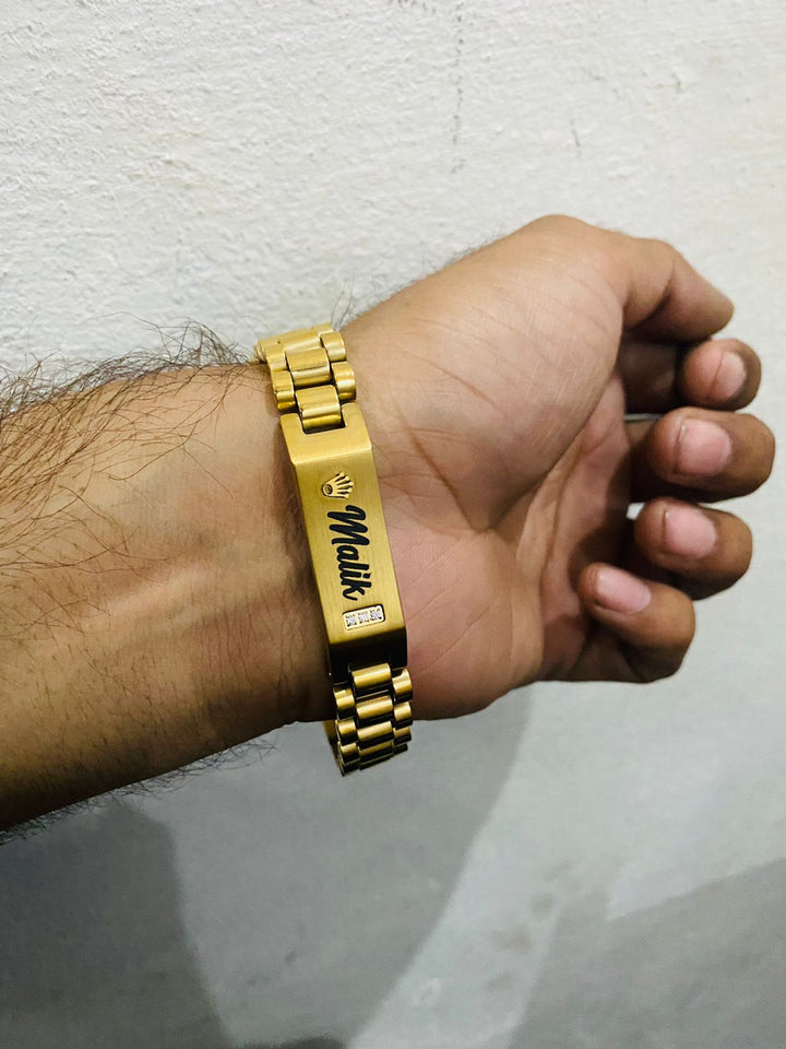 Personalized Engraved Name Bracelet - Durable Stainless Steel Custom Jewelry Gift