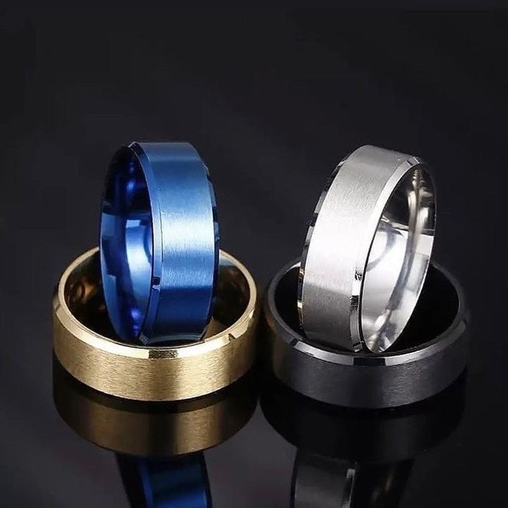 Custom Engraved Name Ring with Emojis - High Quality Metal Jewelry