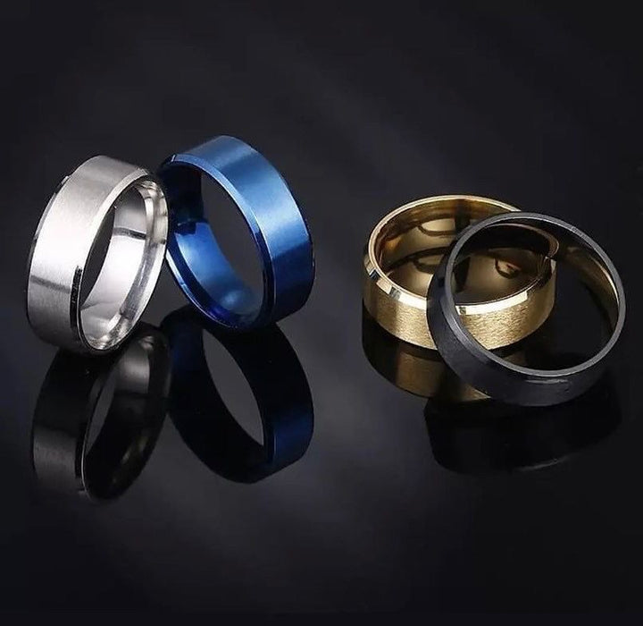 Custom Engraved Name Ring with Emojis - High Quality Metal Jewelry