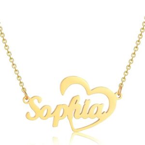 Heart Name Necklace