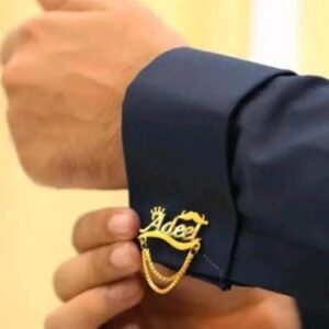 Chain Cufflinks Golden